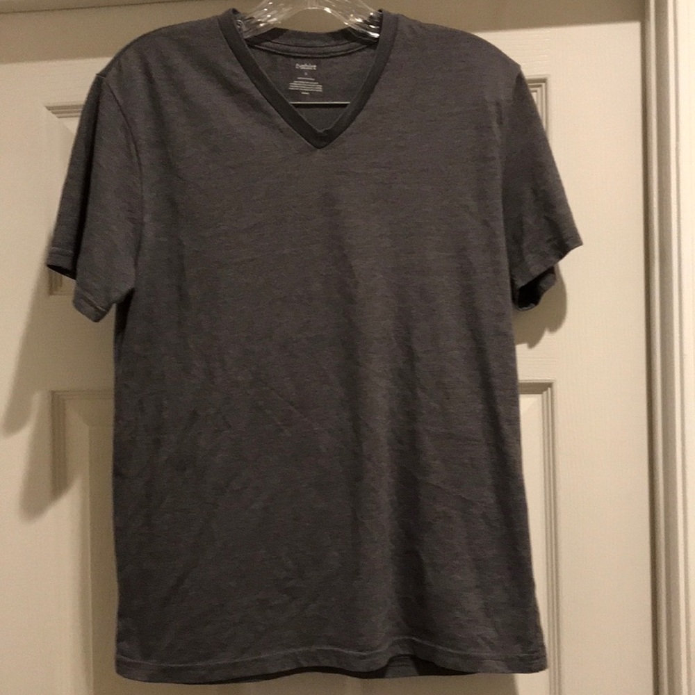 t-shirt Gray Stripe Short Sleeve Shirt Boys Size S